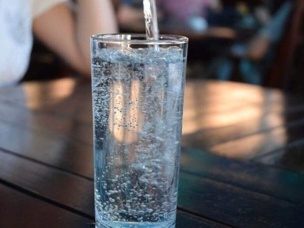 glass of tap water