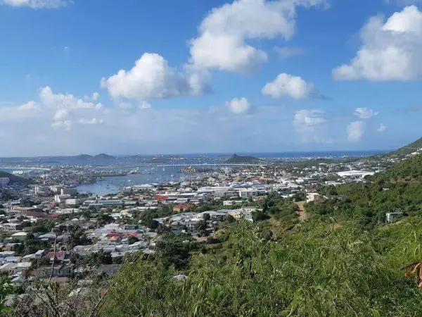 View of St. Maarten.