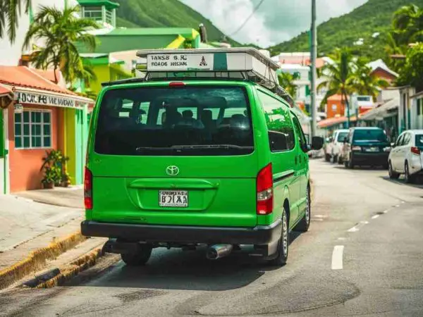 A Taxi in Sint Maarten.
