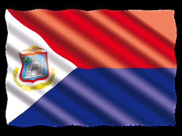 The flag of Sint Maarten.