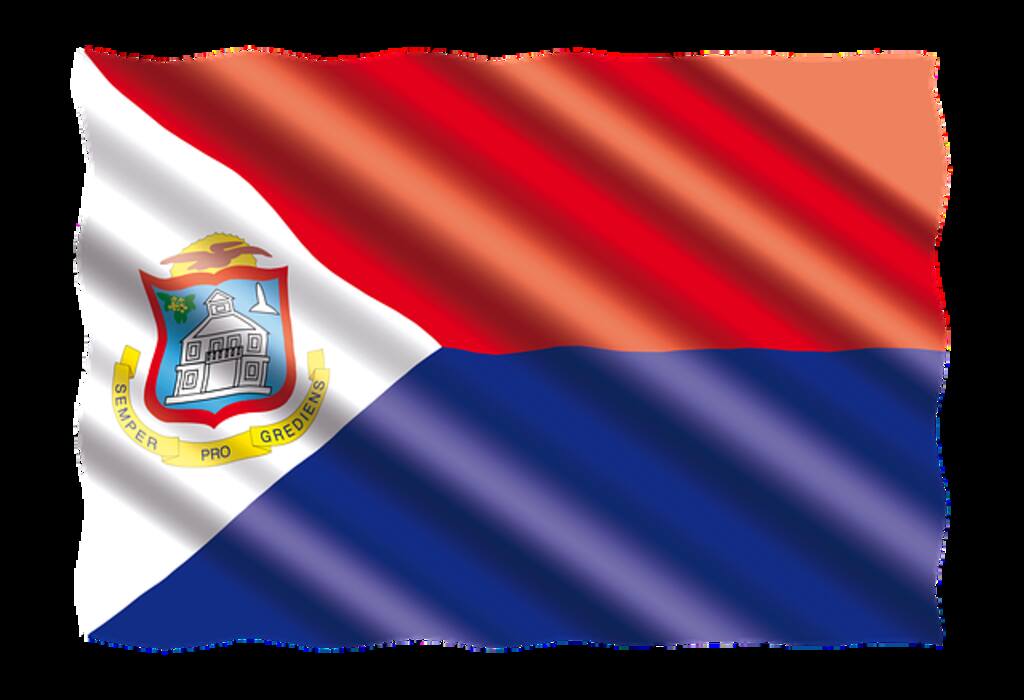 The flag of Sint Maarten.