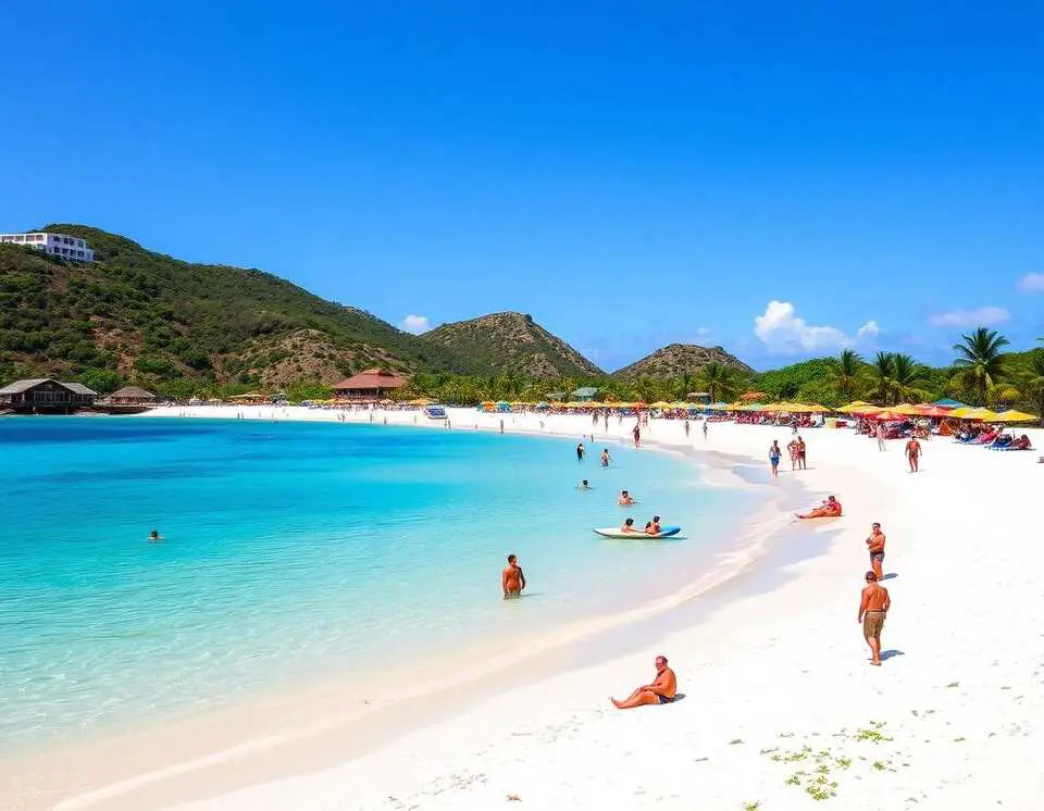 Orient Bay Beach on the French side of St. Martin.