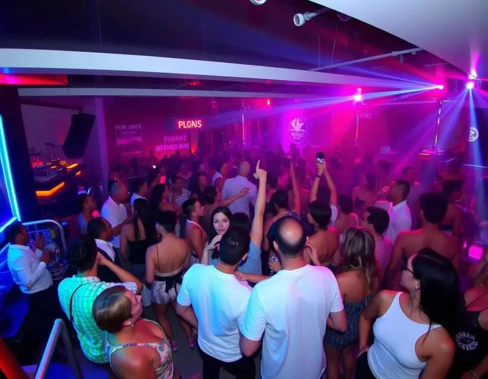 A bustling nightclub in Simpson Bay, St. Maarten