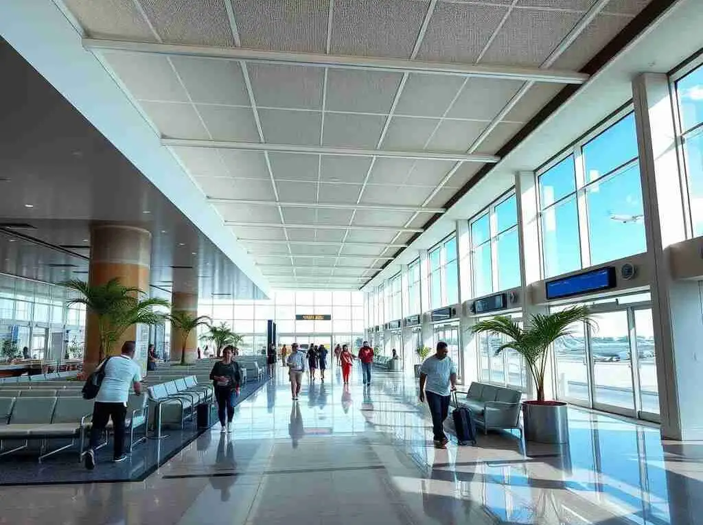 Interior photo, of Princess Juliana International Airport (SXM)